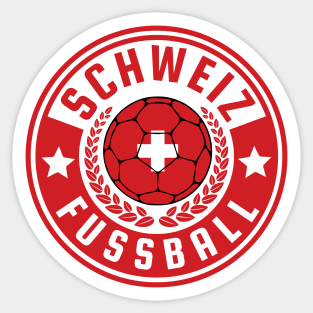 Schweiz Fussball Sticker